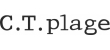 C.T.plage