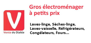 vente privée Boutique Gros électroménager
