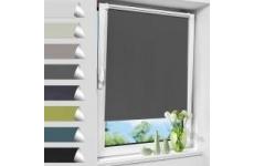 vente privée Allesin Store Enrouleur Occultant Thermique sans Perçage, Rideau Opaque Isolant, Montage Simple pour Fenêtre ou Porte, 90l x 160L cm, Largeur du Tissu 90 cm, Gris Foncé