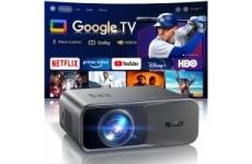 vente privée Vidéoprojecteur 4K【Google TV/Dolby】 35000 Lumens Netflix/Disney+ Projecteur 4K Portable Auto Focus/Keystone, Contrôle Vocal, HDR10, Projecteur WiFi6 Bluetooth FHD 1080P Rétroprojecteur Home Cinéma
