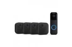vente privée Nouvelle caméra Blink (Outdoor 4) : caméra de surveillance connectée HD sans fil (système 4 caméras avec Sync Module Core) + Blink Sonnette Vidéo