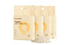 vente privée FUKUMARU Litière pour Chat en Tofu Naturelle Non Parfumée, 16L sans Poussière, Agglomérante Rapide, Légère, Granulés de Litière Chat à Faible Taux de Traçage, Contrôle des Odeurs