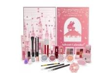 vente privée Calendrier de L'avent Maquillage 2025 pour Fille, 24 Beauté Coffret Cosmétique de Noël avec Gloss, Blush, Pinceaux et Mascara, Sûr pour la Peau, Doux et Non Irritant, Cadeau pour Une Princesse