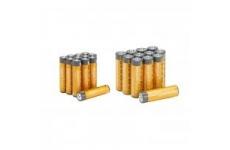 vente privée Amazon Basics Lot de 24 piles alcalines haute performance AA et AAA, format économique, 12 piles AA et 12 piles AAA, 1,5 V, durée de conservation de 10 ans