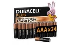 vente privée DURACELL Plus Piles AAA (Lot de 24) – Piles Alcalines 1,5 V–Durent jusqu’à 100 % plus longtemps grâce aux Actifs POWER BOOST–Fiable pour vos Appareils du Quotidien–Emballage 0 % Plastique– MN2400
