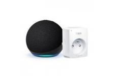 vente privée Echo Dot (5e génération) | Anthracite + Tapo Matter Prise Connectée, Fonctionne avec Alexa - Kit de démarrage Maison connectée