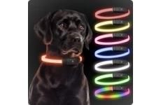 vente privée PAJ GPS PAJ Light - Collier Lumineux Puissant pour Chiens de Toutes Tailles - Longueur Personnalisable 20-70cm - 100% étanche - 7 Couleurs différents - visibilité & sécurité la Nuit, Noir