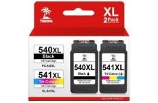 vente privée Palmtree Cartouche Encre 540 et 541 XL Compatibles avec Cartouche Canon 540 541 avec Canon PIXMA TS5150 TS5150 TS5100 MG3650s MG3650 MG3600 MG3350 MX395 MX475 MX535 541XL Couleur 540XL Noire