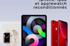 vente privée iPhone, iPad et Apple Watch reconditionnés