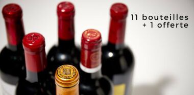 vente privée 11 Bouteilles + 1 OFFERTE