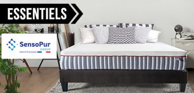 vente privée LES ESSENTIELS LITERIE SENSOPUR