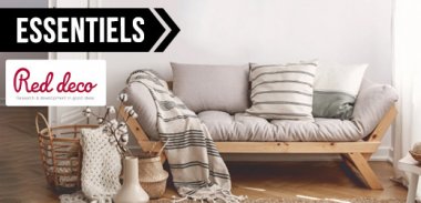vente privée LES ESSENTIELS MOBILIER ET MATELAS RED DECO