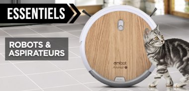 vente privée LES ESSENTIELS ASPIRATEURS ET ROBOTS ASPIRATEURS