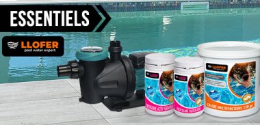 vente privée LES ESSENTIELS POMPES & PRODUITS ENTRETIEN DE LA PISCINE