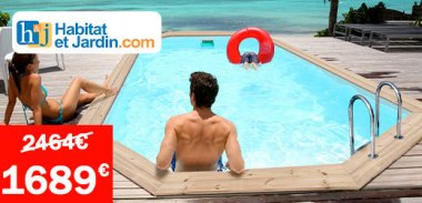 vente privée LES ESSENTIELS PISCINE HORS SOL EN BOIS CORDOUE HABITAT ET JARDIN