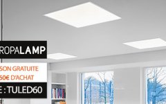 vente privée LES ESSENTIELS DALLES LED ET TUBES LED - EUROPALAMP