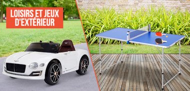 vente privée LES ESSENTIELS LOISIRS ET JEUX D'EXTÉRIEUR