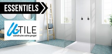 vente privée LES ESSENTIELS DOUCHE A L'ITALIENNE U-TILE