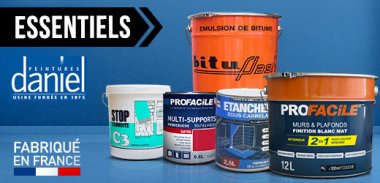 vente privée LES ESSENTIELS ETANCHEITE ET PEINTURES DANIEL