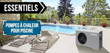 vente privée LES ESSENTIELS POMPES A CHALEUR DE PISCINE