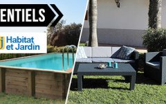 vente privée LES ESSENTIELS PISCINE, AMENAGEMENT EXTERIEUR ET MOBILIER JARDIN