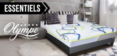 vente privée LES ESSENTIELS LITERIE OLYMPE