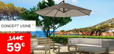 vente privée LES ESSENTIELS PARASOLS DEPORTES 3M