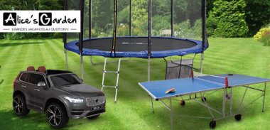 vente privée LES ESSENTIELS TRAMPOLINES ET JEUX ALICE'S GARDEN