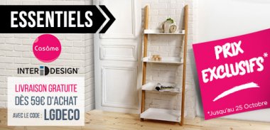 vente privée LES ESSENTIELS DECO & RANGEMENT CASAME INTERDESIGN