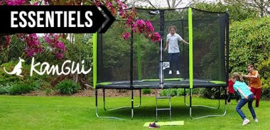 vente privée LES ESSENTIELS TRAMPOLINES ET JEUX EXTÉRIEUR