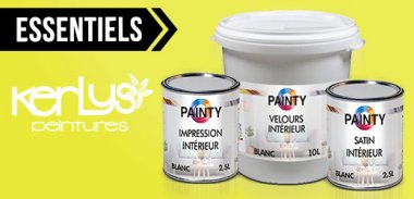 vente privée LES ESSENTIELS PEINTURES PAINTY COULEUR BLANCHE