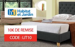 vente privée LES ESSENTIELS LITERIE ET TETES DE LIT HABITAT ET JARDIN