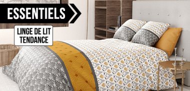 vente privée LES ESSENTIELS LINGE DE LIT TENDANCE