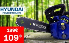 vente privée LES ESSENTIELS TRONCONNEUSE ELAGUEUSE THERMIQUE HYUNDAI