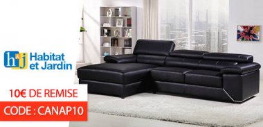 vente privée LES ESSENTIELS CANAPÉS DESIGN HABITAT ET JARDIN