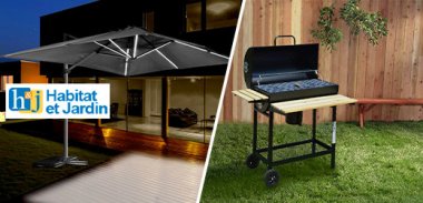 vente privée LES ESSENTIELS PARASOLS ET BARBECUES