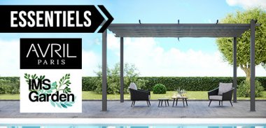 vente privée LES ESSENTIELS PERGOLAS ET MOBILIER DE JARDIN