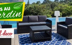 vente privée LES ESSENTIELS TAPIS EXTERIEUR ET MOBILIER DE JARDIN