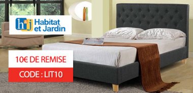 vente privée LES ESSENTIELS LITERIE ET TETES DE LIT HABITAT ET JARDIN