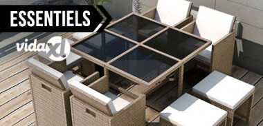 vente privée LES ESSENTIELS SALON DE JARDIN