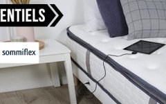 vente privée LES ESSENTIELS LITERIE SOMMIFLEX