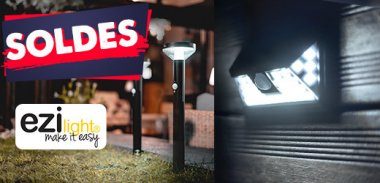 vente privée LES ESSENTIELS ECLAIRAGE EXTERIEUR EZILIGHT