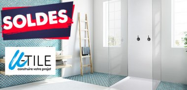 vente privée LES ESSENTIELS DOUCHE A L'ITALIENNE U-TILE