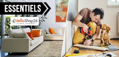 vente privée LES ESSENTIELS BRICOLAGE ET AMÉNAGEMENT INTÉRIEUR ET EXTÉRIEUR
