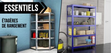 vente privée LES ESSENTIELS ÉTAGÈRES DE RANGEMENT
