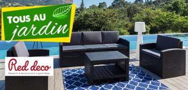 vente privée LES ESSENTIELS TAPIS EXTERIEUR ET MOBILIER DE JARDIN