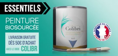 vente privée LES ESSENTIELS PEINTURE NATURELLE ET ECO-RESPONSABLE