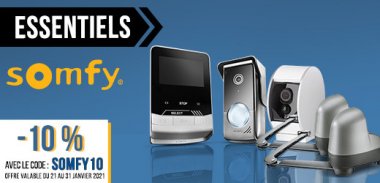 vente privée LES ESSENTIELS SOMFY