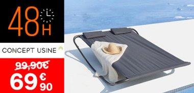 vente privée LES ESSENTIELS TRANSAT A BASCULE 2 PLACES