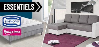vente privée LES ESSENTIELS MATELAS ET CANAPÉS